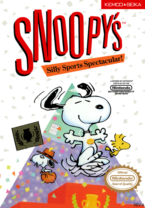 Snoopy's Silly Sports Spectacular! (USA) box art